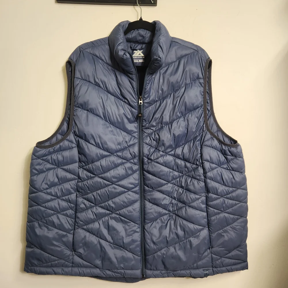 ZeroXposur Men's Blue Vest Size 2X/2XG.   #B14 - Picture 16 of 17